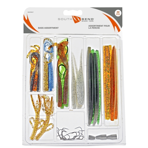 42-Piece Bass Lure Kit - pack of 42