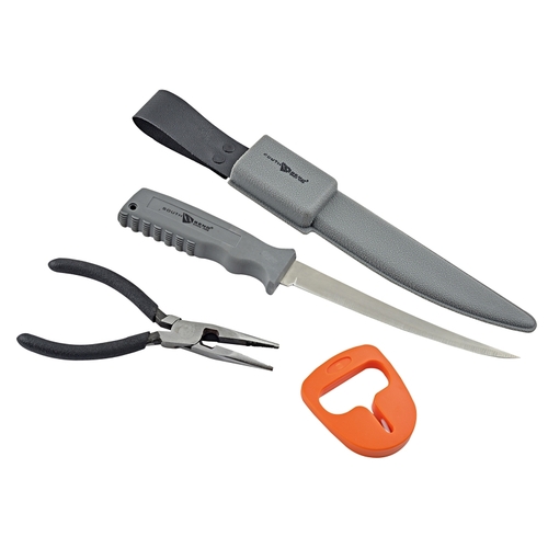 Calcutta SBFCP-1 Combo Pack, 4-Piece, High Carbon Steel/Rubber/Stainless Steel