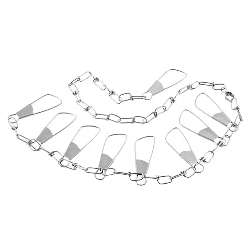 3 Ft. 10 In. 9-Snap Cadmium-Plated Chain Fishing Stringer