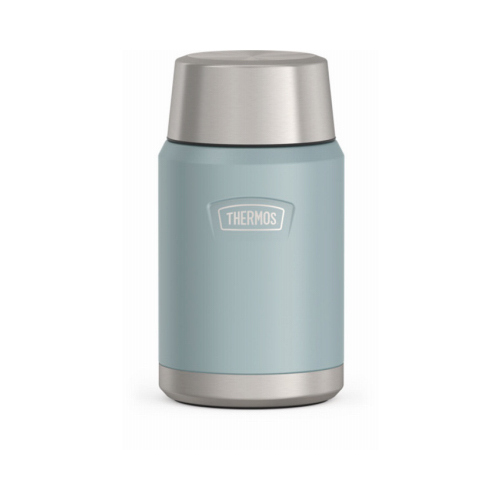 Thermos, LLC IS3012GC4 Insulated Food Jar & Spoon, Stainless Steel, Glacier Color, 24 oz.