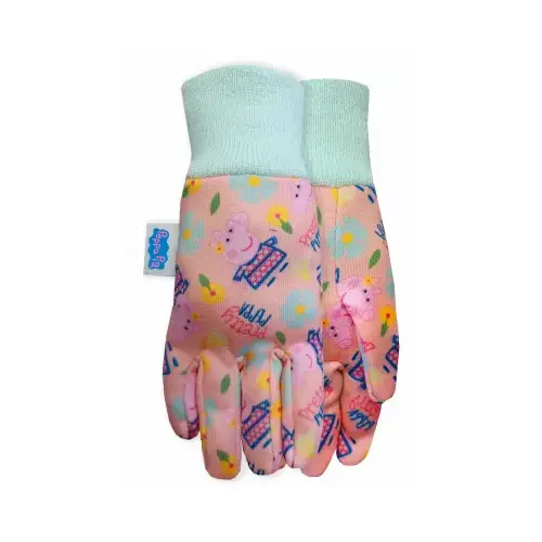 Midwest Quality Gloves PP102TA4 Peppa Pig Jersey Gloves, Toddler Size