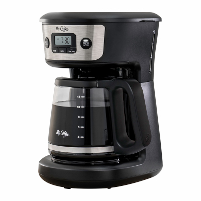 NEWELL BRANDS DISTRIBUTION LLC 2176620 Pause N' Serve Programmable Coffeemaker, Black, 12 Cups