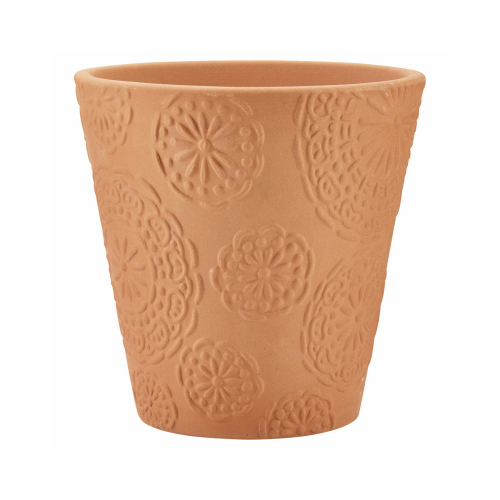 7.9" RED Clay Planter