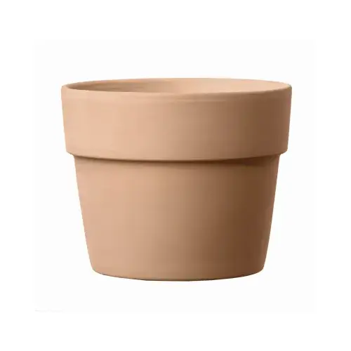 4.5" WHT Clay Cachepot White - pack of 20