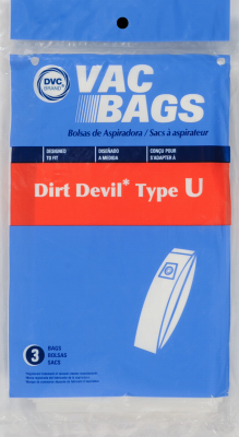 SUPPLIES ON DEMAND 575720 Dirt Devil Vacuum Bags, Style U, 3-Pk.