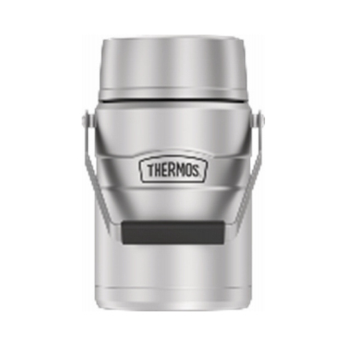 Thermos SK3030MSTRI4 BIG BOSS STAINLESS KING Vacuum Insulated Food Jar with Inner Container, 47 oz Capacity, 5.3 in L