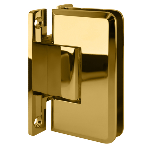 Polished Brass Cologne 537 Series 5 Degree Pre-Set Wall Mount 'H' Back Plate