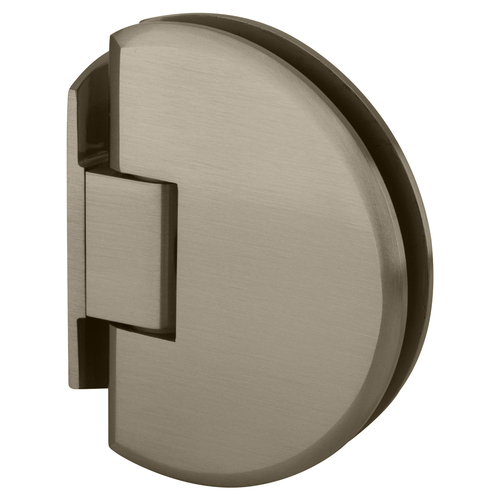 Brushed Nickel Classique 044 Series Wall Mount Flush Back Plate Hinge