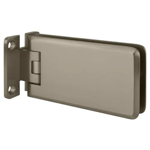 CRL GRA337BN Brushed Nickel Adjustable Standard Wall Mount Grande Series Hinge