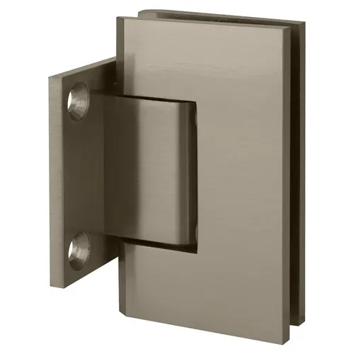 CRL JRG074BN Brushed Nickel Junior Geneva 074 Series Wall Mount Short Back Plate Hinge