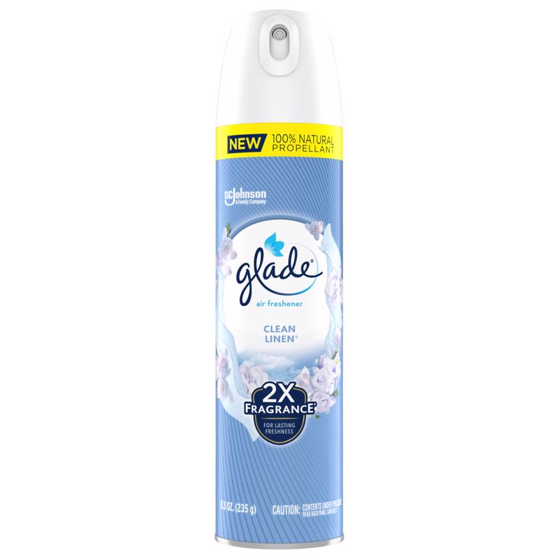 S C JOHNSON WAX 04065 Air Freshener Clean Linen Scent 8.3 oz Aerosol