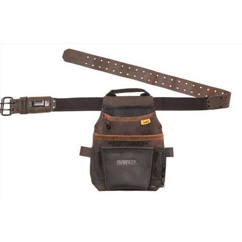 STANLEY TOOLS DWST550115 Tool Pouch 12 pocket Leather Brown Brown