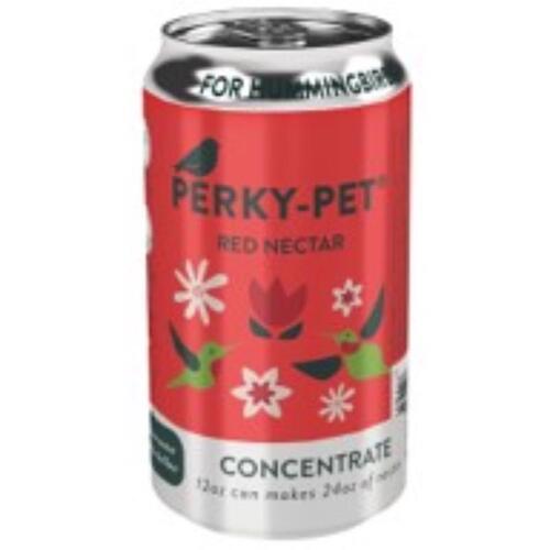 Perky-Pet 533 Nectar Concentrate Hummingbird Sucrose 12 oz Red