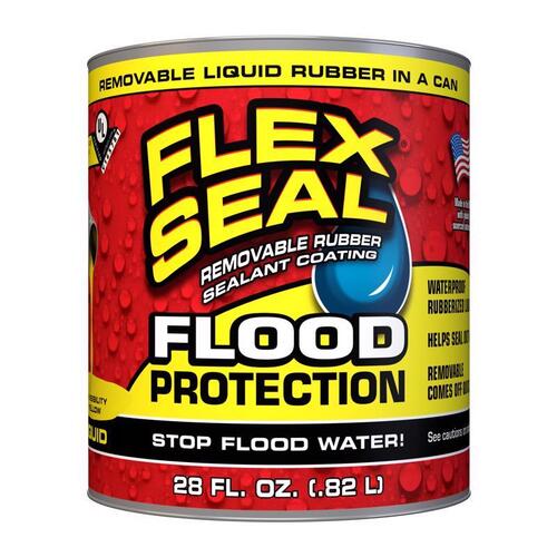 FLEX SEAL Family of Products RLSYELR32-XCP4 Liquid Rubber Sealant Coating FLOOD Protection Yellow 28 oz Yellow - pack of 4