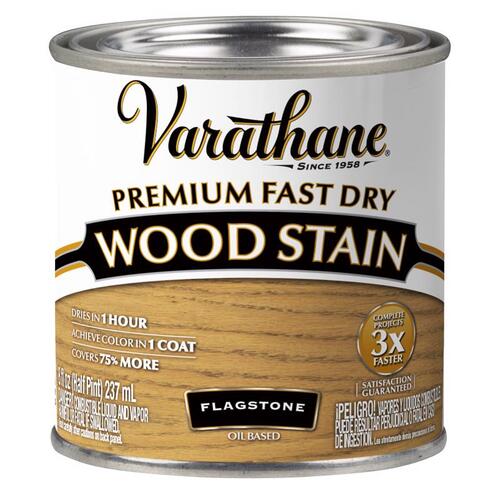 Fast Dry Wood Stain Flagstone Oil-Based Urethane Modified Alkyd 0.5 pt Flagstone