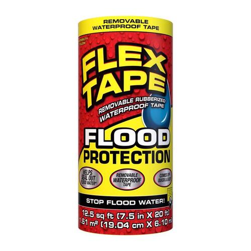FLEX SEAL Family of Products RTSYELR0820 Waterproof Repair Tape FLOOD Protection 7.5" W X 20 ft. L Yellow Yellow