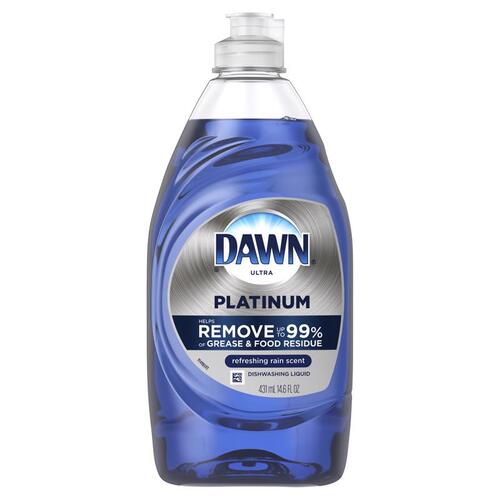 Dish Soap Ultra Platinum Refreshing Rain Scent Liquid 14.6 oz - pack of 10