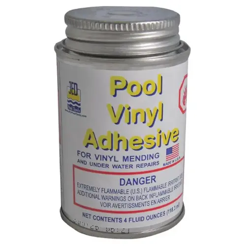 JED 35-245-01 Adhesive Maximum Strength PVC Clear 4 oz Clear
