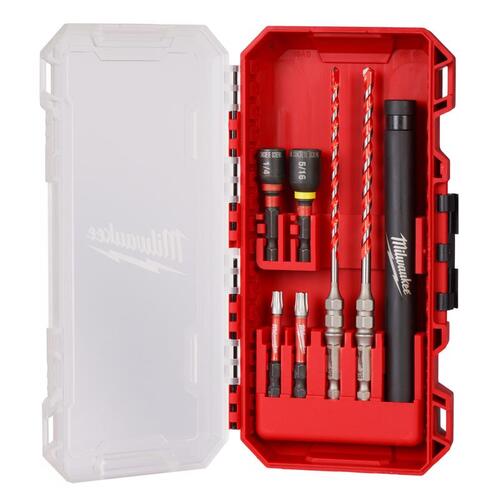 SHOCKWAVE Impact Duty Drill Bit Screw Install Kit, 7-Piece