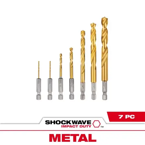 Drive Bit Set Shockwave Titanium