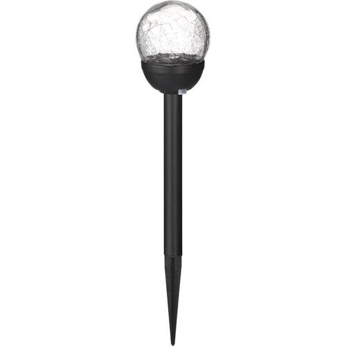 Living Accents GLE29992-8BP Pathway Light Black Solar Powered 0.06 W LED