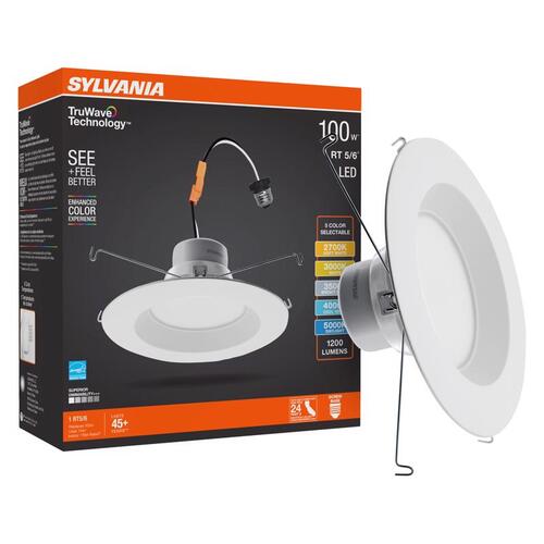 Retrofit Recessed Lighting TruWave White LED 14 W White