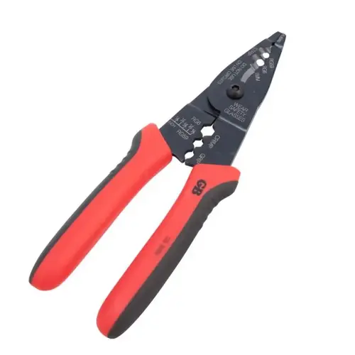 Coaxial Cable Stripper 1-1/4" L Black/Red Black/Red