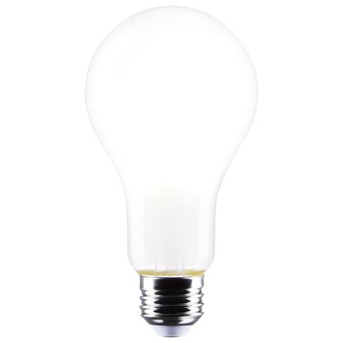 Satco S12447 LED Light Bulb A21 E26 (Medium) Soft White 150 Watt Equivalence Frosted