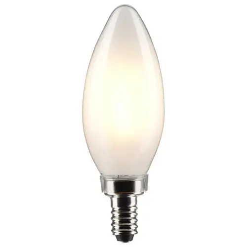 Filament LED Bulb B11 E12 (Candelabra) Warm White 60 Watt Equivalence Frosted