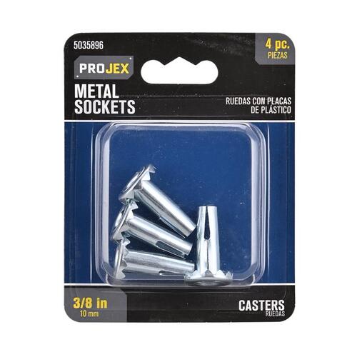 Projex 9439/ACE Caster Socket 0" D Aluminum 0 lb Silver