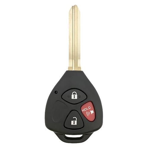 Remote HD Key Advanced Security Automotive TOY237 Double For Toyota Black