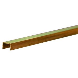 Brass rectangular tube