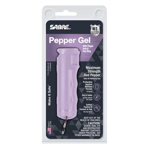 Sabre F15-PRUSG Gel Pepper Spray Lavender Plastic Lavender