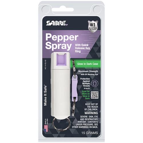 Sabre HC-14-GL-02 Pepper Spray White Plastic White