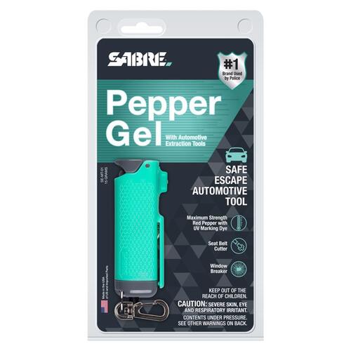 Sabre SE-MT-01 Gel Pepper Spray Safe Escape Mint Plastic Mint