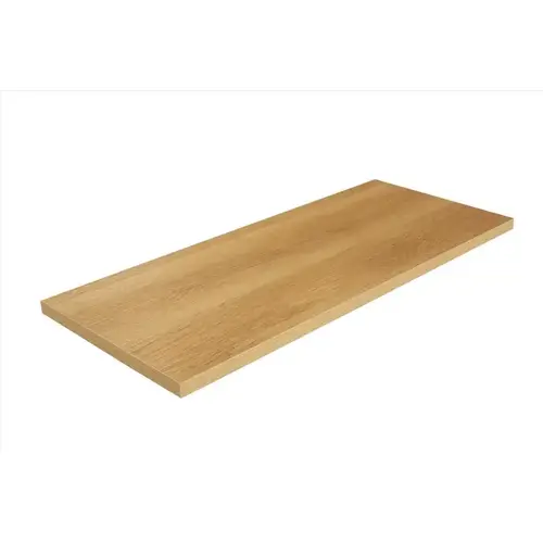 Shelf Board 0.625" H X 24" W X 10" D Golden Oak Wood Laminate