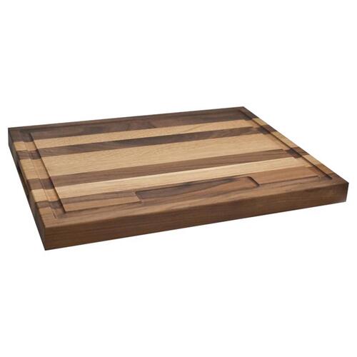 Cutting Board 16" L X 12" W X 1" Hardwood Natural