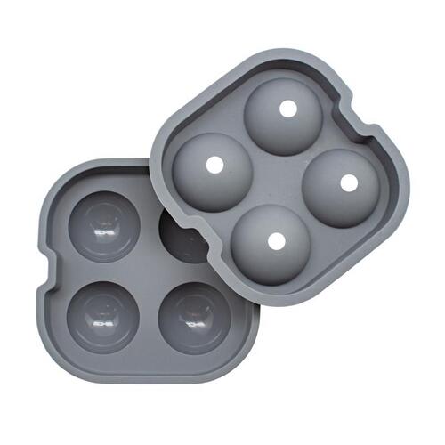 BarY3 BAR-0765 Ice Tray Gray Silicone Gray