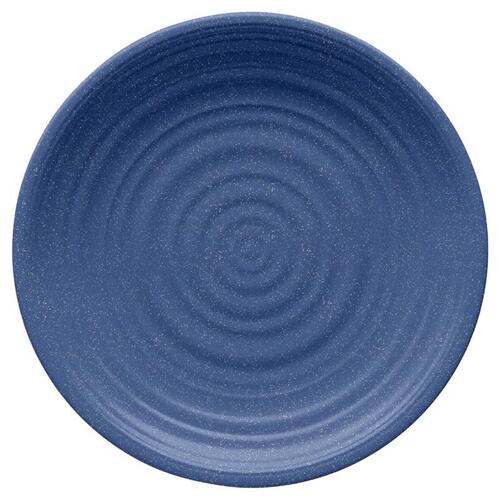 TarHong PAN1105MCDBL Dinner Plate Blue Bamboo/Fiber Artisan Blue