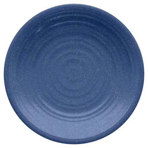 Salad Plate Blue Bamboo/Fiber Artisan Blue
