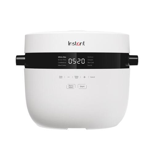 Instant Brands 140-5003-01 Rice Cooker and Food Steamer White 20 cups Programmable White
