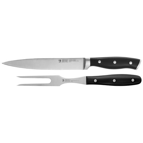 Carving Set Stainless Steel Chef's 2 pc Satin