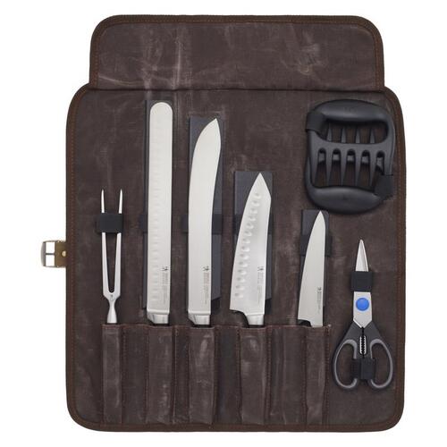 Knife Set Stainless Steel Chef's 9 pc Satin