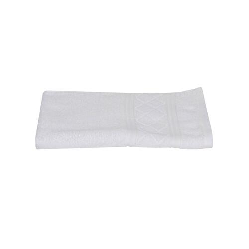 Hand Towel Radiance White Cotton White - pack of 6