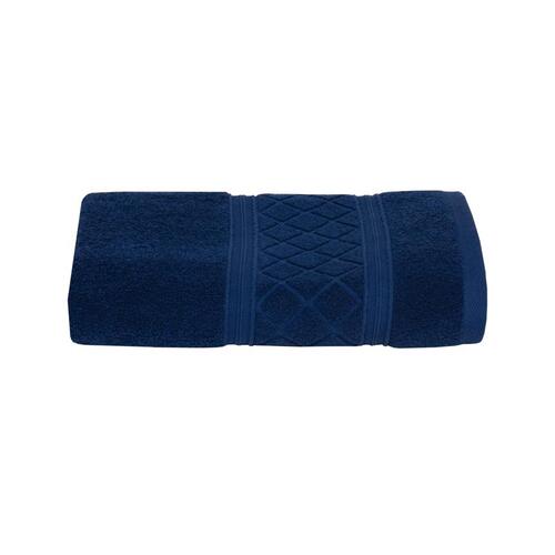 Bath Towel Radiance Navy Cotton Navy - pack of 6