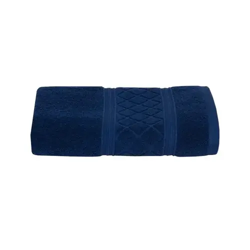 Bath Towel Radiance Navy Cotton Navy