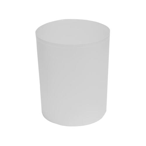 Wastebasket Kaleidoscope 10 L White Polypropylene White