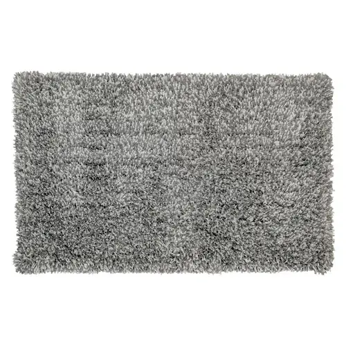 Bath Rug Intermix 32" L X 20" W Gray Cotton/Polyester Gray - pack of 3