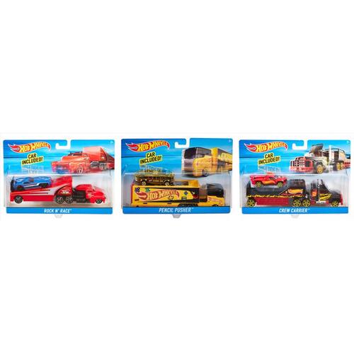 Hot Wheels BDW51 Super Rig Vehicles Rock N' Race Assorted 2 pc Assorted