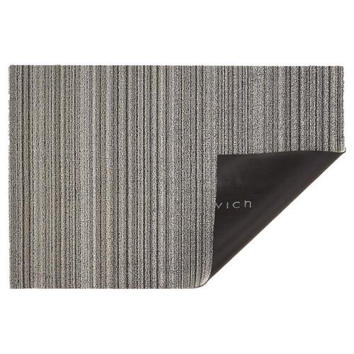 Utility Mat 36" L X 24" W Gray/White Skinny Stripe Polyester/Vinyl Gray/White